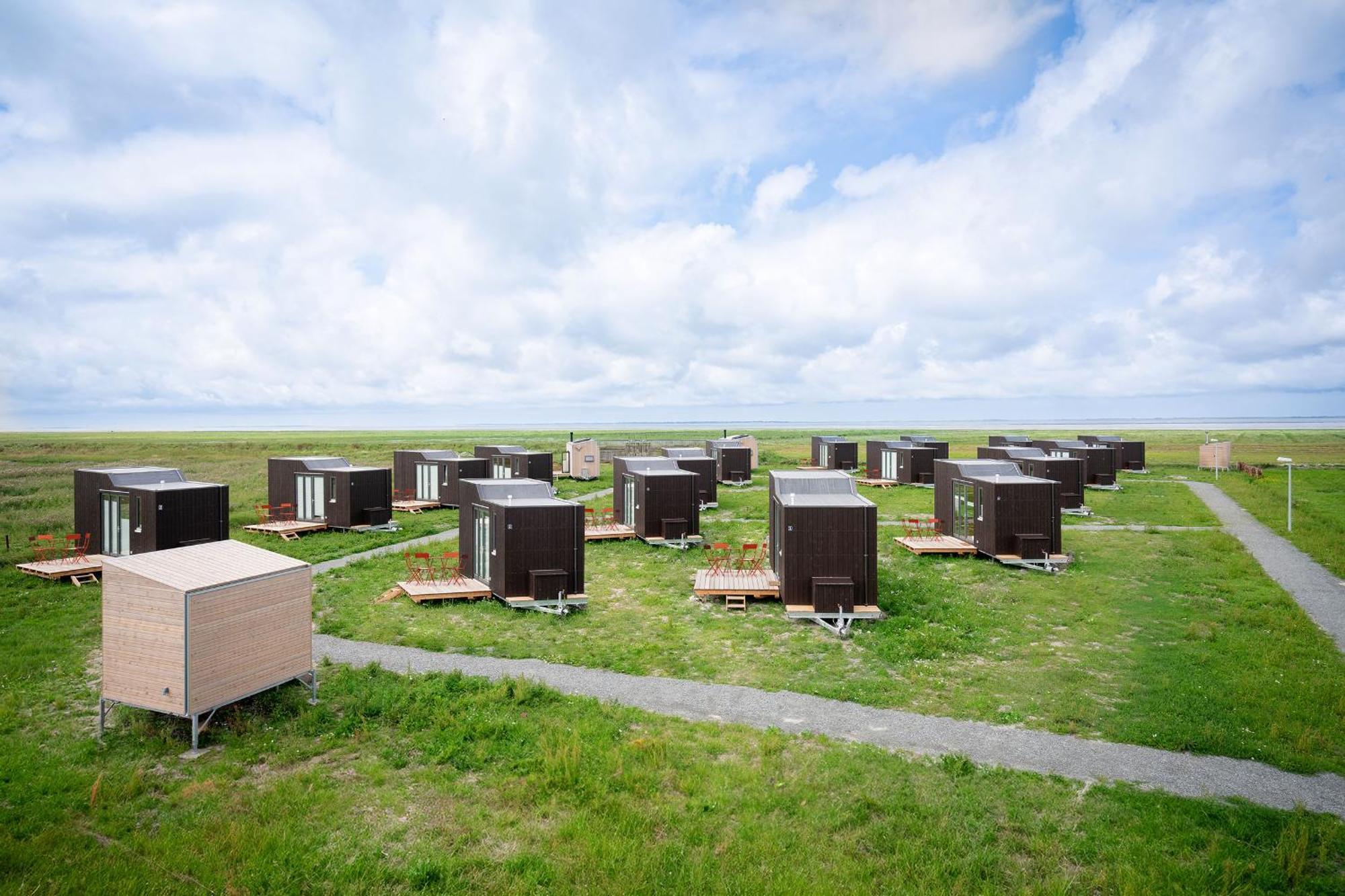 Tiny House Nature 12 Innenlage - Green Tiny Village Harlesiel Carolinensiel Exterior foto